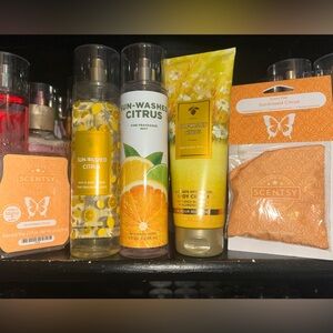 Bath and Body Works/Scentsy Sun-washed Sun-Kissed Citrus Bundle